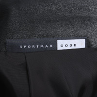 Sport Max Skirt Leather in Black
