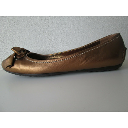 Car Shoe Slippers/Ballerina's Leer