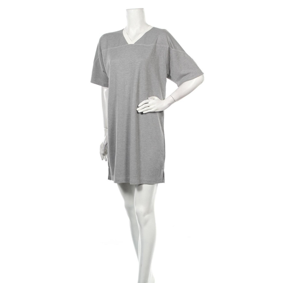 T By Alexander Wang Dress Cotton in Grey