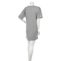 T By Alexander Wang Kleid aus Baumwolle in Grau