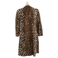 Piu & Piu Coat of leopard faux fur