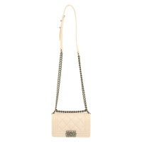 Chanel Boy Small Leather in Nude