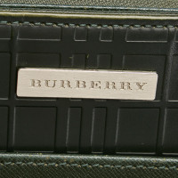 Burberry Clutch Leer in Groen