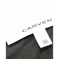 Carven Kleid aus Baumwolle in Schwarz
