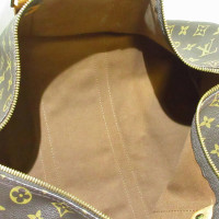 Louis Vuitton Keepall 45 in Tela in Marrone