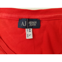 Armani Jeans Capispalla in Cotone in Rosso