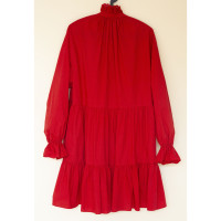 Philosophy Di Lorenzo Serafini Kleid aus Baumwolle in Rot