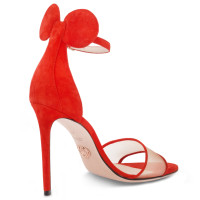 Oscar Tiye Sandals Suede in Red