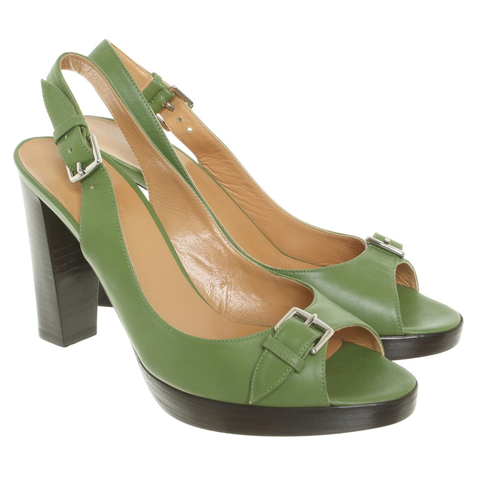 Hermès Sandals in Green