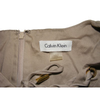 Calvin Klein Vestito in Cotone in Beige