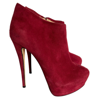Giuseppe Zanotti Ankle boots Suede in Red