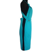 Dsquared2 Halter jurk in turquoise / zwart