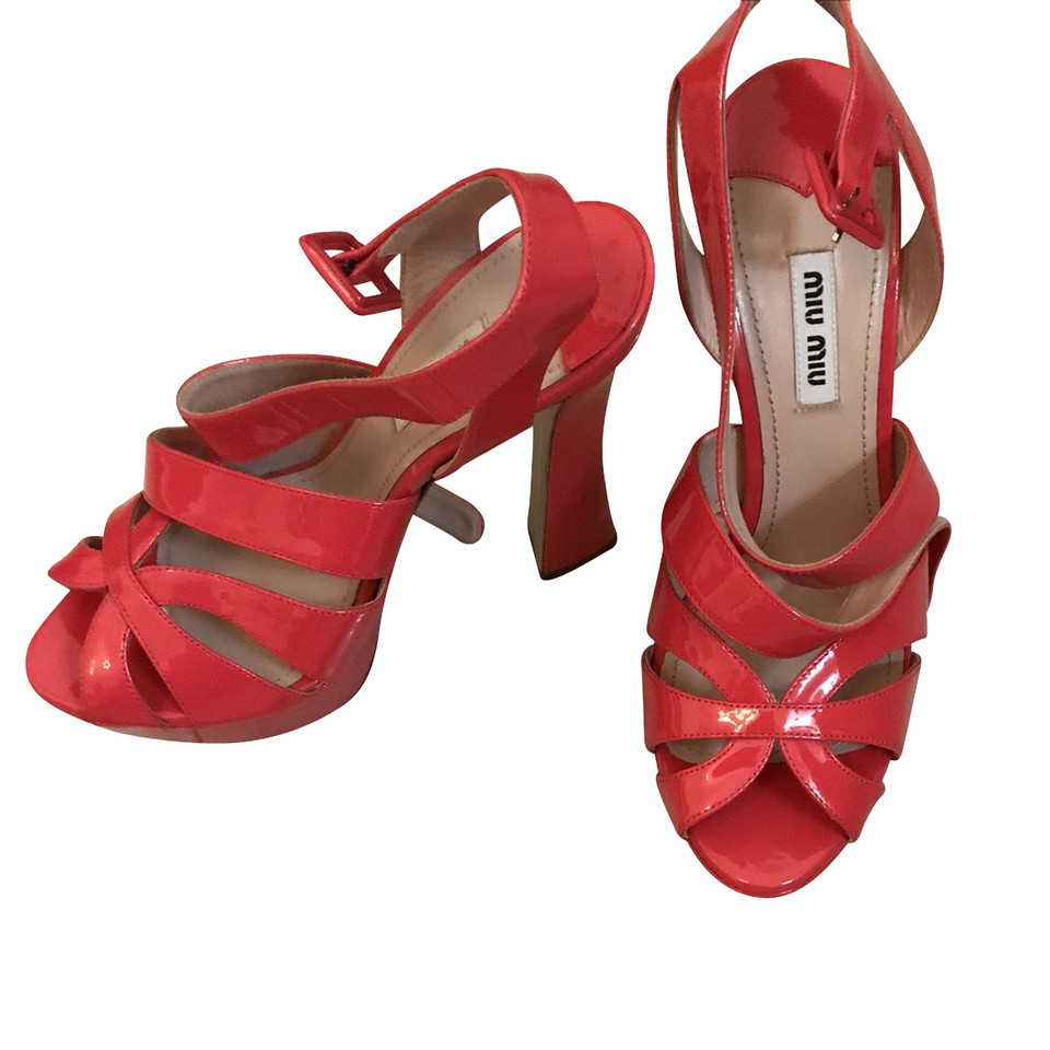 Miu Miu Patent leather sandals