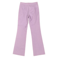 Patrizia Pepe Trousers Cotton in Violet