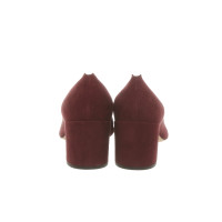 Chloé Pumps/Peeptoes Suede in Bordeaux