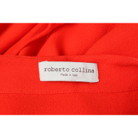 Roberto Collina Oberteil aus Viskose in Rot