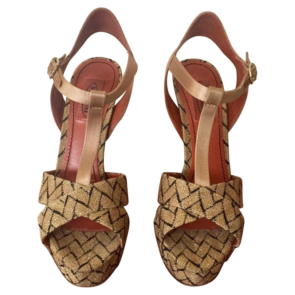 Missoni Sandals in Gold