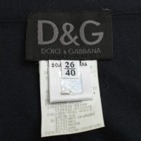 Dolce & Gabbana Gonna in blu scuro