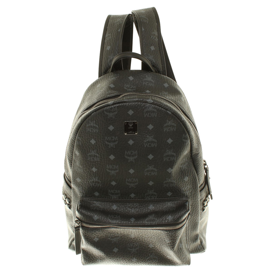Mcm Leather backpack in zwart