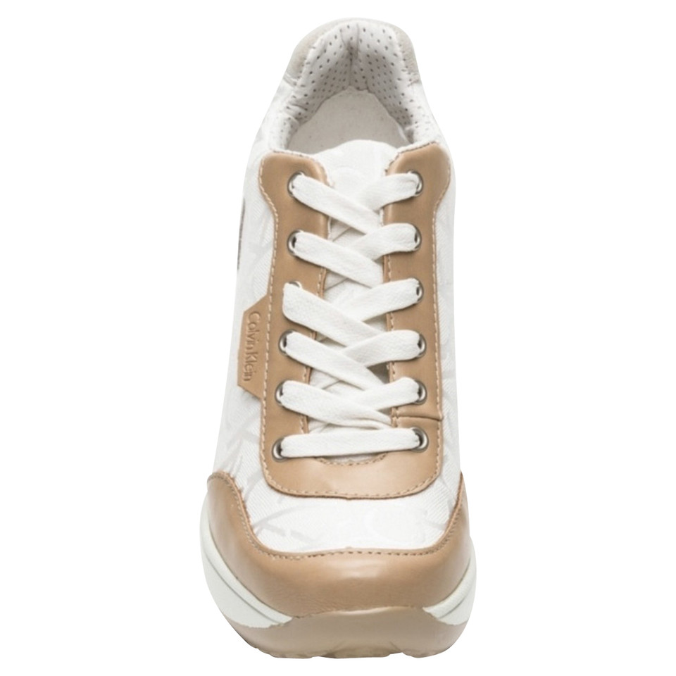 Calvin Klein Lace-up shoes Leather in White