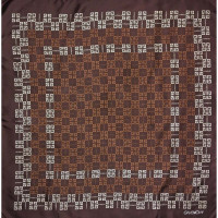 Givenchy Scarf/Shawl Silk in Brown