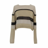 Brunello Cucinelli Top Cotton in Beige