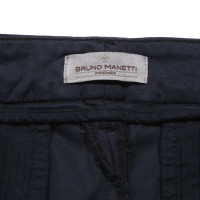 Bruno Manetti Broeken in Blauw