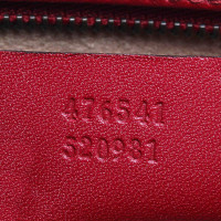 Gucci Queen Margaret Handbag aus Leder in Rot