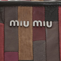 Miu Miu Patchwork-Tasche aus Leder