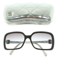 Chanel Sonnenbrille in Schwarz/Weiß