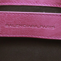 Balenciaga Clutch en Cuir en Rose/pink