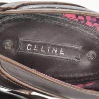 Céline Pumps/Peeptoes aus Leder in Braun