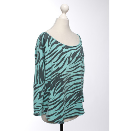 Maison Scotch Top Cotton in Turquoise