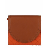 Bottega Veneta Clutch Bag Leather in Orange