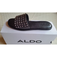 Aldo Sandalen aus Leder in Schwarz