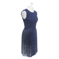 Christian Dior Gebreide jurk in het blauw