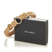 Dolce & Gabbana Kette aus Leder in Braun
