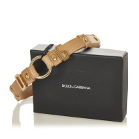 Dolce & Gabbana Kette aus Leder in Braun