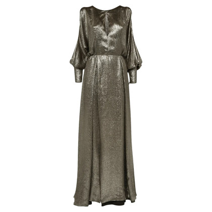 Genny Dress Silk in Silvery