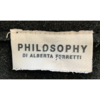 Philosophy Di Alberta Ferretti Jacke/Mantel in Schwarz