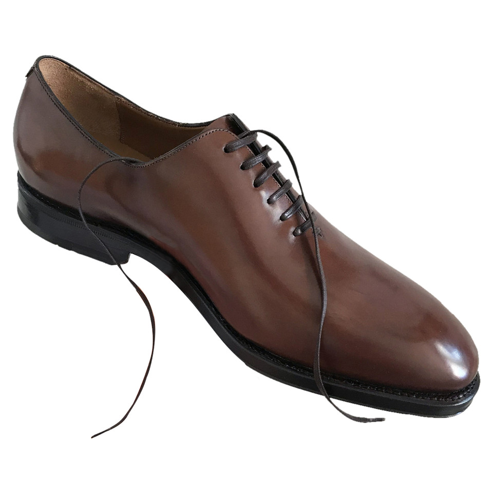 Salvatore Ferragamo Lace-up shoes Leather in Brown