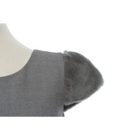 Steffen Schraut Kleid aus Wolle in Grau