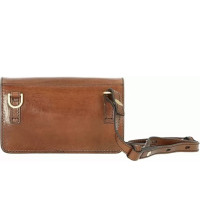 The Bridge Travel bag Leather in Brown