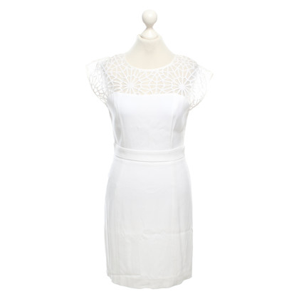 Sandro Kleid aus Viskose in Weiß