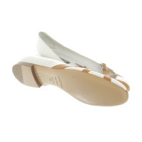 Sergio Rossi Slippers/Ballerinas Leather in White