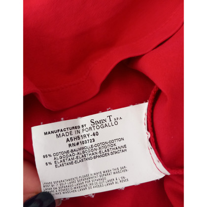 Armani Jeans Top en Coton en Rouge