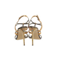 Etro Sandals Leather in Gold
