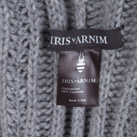 Iris Von Arnim Poncho in maglia di cashmere