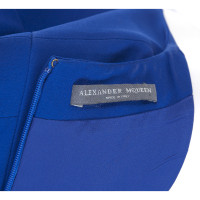 Alexander McQueen Robe en bleu