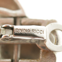 Nina Ricci Clips d'oreilles argentés